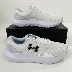 UA Under Armour Men's Shoe 8 Charged Surge 4 Sneaker Running Shoe White Size 8